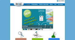 Desktop Screenshot of livreval.fr